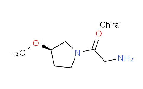 CAS No. 1354009-94-1, (R)-2-Amino-1-(3-methoxypyrrolidin-1-yl)ethanone