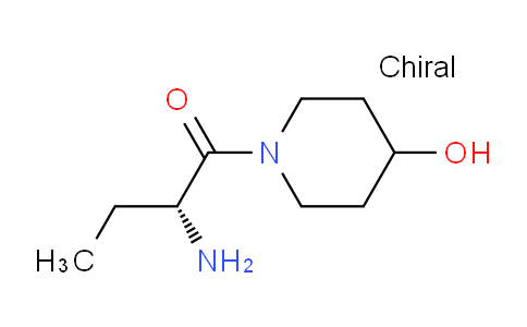 CAS No. 1568207-45-3, (R)-2-Amino-1-(4-hydroxypiperidin-1-yl)butan-1-one