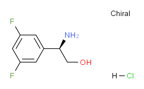 CAS No. 1956434-83-5, (R)-2-Amino-2-(3,5-difluorophenyl)ethanol hydrochloride