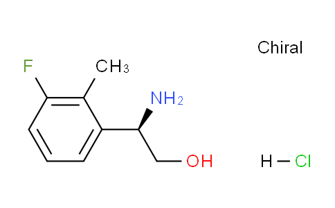 CAS No. 1956437-40-3, (R)-2-Amino-2-(3-fluoro-2-methylphenyl)ethanol hydrochloride