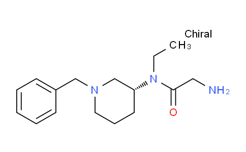 CAS No. 1353997-27-9, (R)-2-Amino-N-(1-benzylpiperidin-3-yl)-N-ethylacetamide
