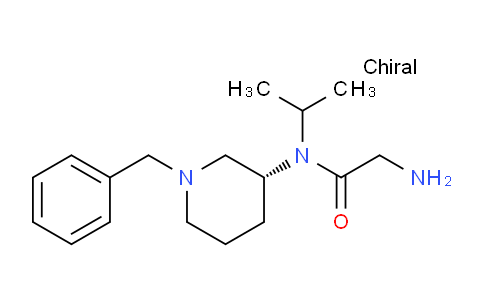 CAS No. 1354000-18-2, (R)-2-Amino-N-(1-benzylpiperidin-3-yl)-N-isopropylacetamide
