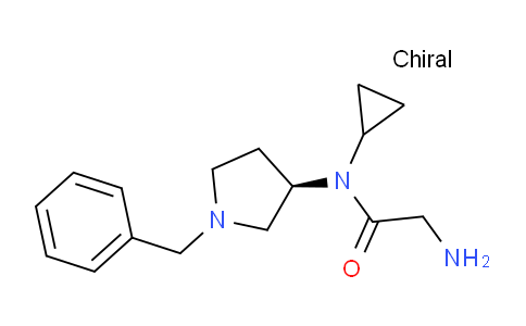 CAS No. 1353996-68-5, (R)-2-Amino-N-(1-benzylpyrrolidin-3-yl)-N-cyclopropylacetamide