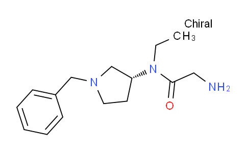 CAS No. 1354007-25-2, (R)-2-Amino-N-(1-benzylpyrrolidin-3-yl)-N-ethylacetamide