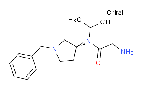CAS No. 1354018-38-4, (R)-2-Amino-N-(1-benzylpyrrolidin-3-yl)-N-isopropylacetamide