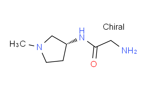 CAS No. 1353992-72-9, (R)-2-Amino-N-(1-methylpyrrolidin-3-yl)acetamide