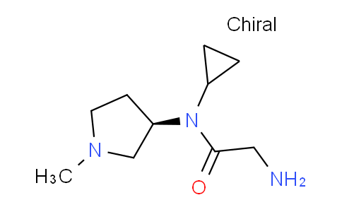 CAS No. 1353996-38-9, (R)-2-Amino-N-cyclopropyl-N-(1-methylpyrrolidin-3-yl)acetamide