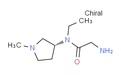 CAS No. 1354002-26-8, (R)-2-Amino-N-ethyl-N-(1-methylpyrrolidin-3-yl)acetamide
