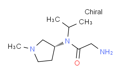 CAS No. 1354015-12-5, (R)-2-Amino-N-isopropyl-N-(1-methylpyrrolidin-3-yl)acetamide