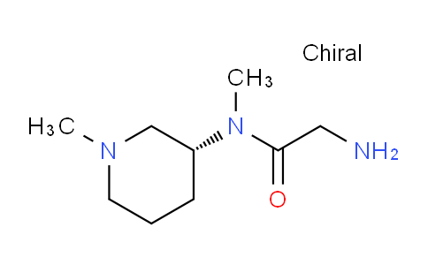 CAS No. 1354002-72-4, (R)-2-Amino-N-methyl-N-(1-methylpiperidin-3-yl)acetamide