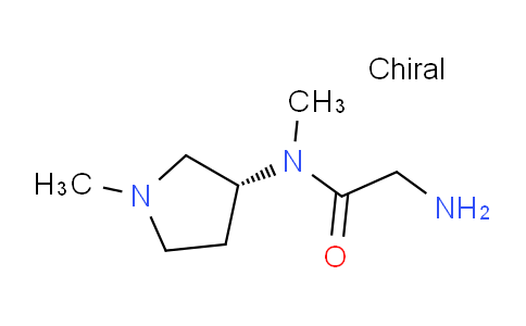CAS No. 1354016-32-2, (R)-2-Amino-N-methyl-N-(1-methylpyrrolidin-3-yl)acetamide
