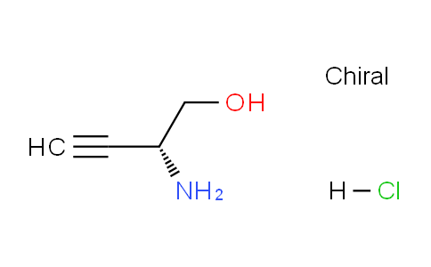 CAS No. 1956436-39-7, (R)-2-Aminobut-3-yn-1-ol hydrochloride