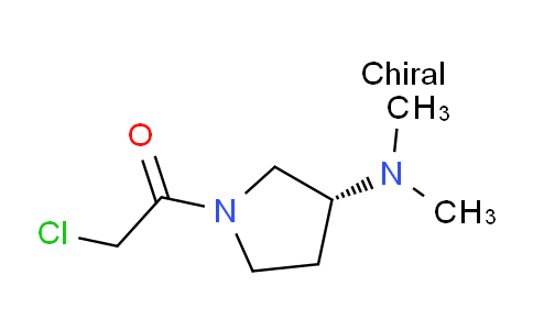 CAS No. 1107645-69-1, (R)-2-Chloro-1-(3-(dimethylamino)pyrrolidin-1-yl)ethanone