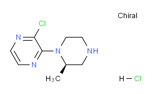 CAS No. 639029-52-0, (R)-2-Chloro-3-(2-methylpiperazin-1-yl)pyrazine hydrochloride