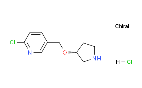 CAS No. 1261236-19-4, (R)-2-Chloro-5-((pyrrolidin-3-yloxy)methyl)pyridine hydrochloride