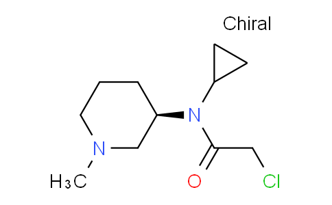 CAS No. 1354001-03-8, (R)-2-Chloro-N-cyclopropyl-N-(1-methylpiperidin-3-yl)acetamide