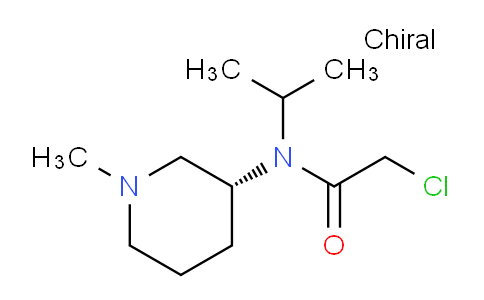 CAS No. 1354002-17-7, (R)-2-Chloro-N-isopropyl-N-(1-methylpiperidin-3-yl)acetamide