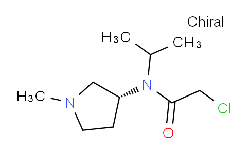 CAS No. 1354003-53-4, (R)-2-Chloro-N-isopropyl-N-(1-methylpyrrolidin-3-yl)acetamide