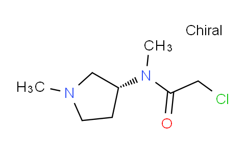 CAS No. 1354019-33-2, (R)-2-Chloro-N-methyl-N-(1-methylpyrrolidin-3-yl)acetamide