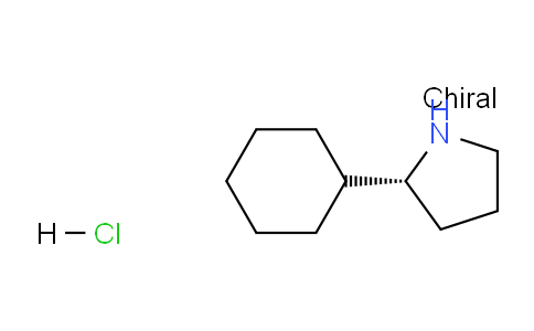 CAS No. 1384268-81-8, (R)-2-Cyclohexylpyrrolidine hydrochloride