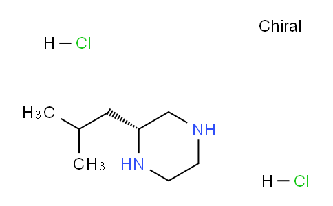 CAS No. 853730-57-1, (R)-2-Isobutylpiperazine dihydrochloride