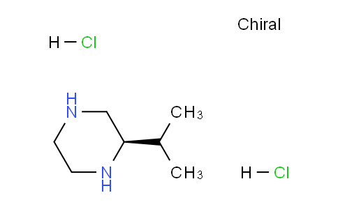 CAS No. 1217663-39-2, (R)-2-Isopropylpiperazine dihydrochloride