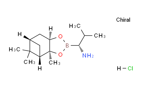 CAS No. 178455-04-4, (R)-2-methyl-1-((3aS,4S,6S,7aR)-3a,5,5-trimethylhexahydro-4,6-methanobenzo[d][1,3,2]dioxaborol-2-yl)propan-1-amine hydrochloride