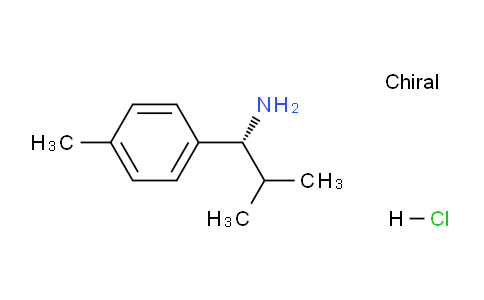 CAS No. 1213611-38-1, (R)-2-Methyl-1-(p-tolyl)propan-1-amine hydrochloride