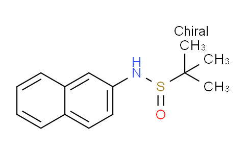 CAS No. 1372133-75-9, (R)-2-Methyl-N-(naphthalen-2-yl)propane-2-sulfinamide