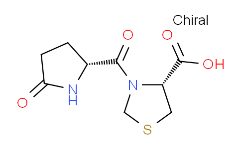 CAS No. 162148-17-6, (R)-3-((R)-5-Oxopyrrolidine-2-carbonyl)thiazolidine-4-carboxylic acid