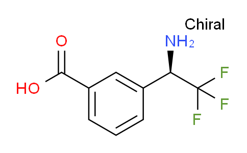 CAS No. 1213358-29-2, (R)-3-(1-Amino-2,2,2-trifluoroethyl)benzoic acid