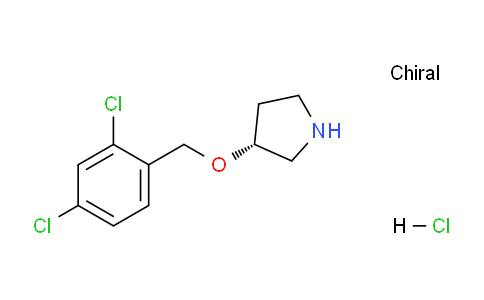 CAS No. 1264038-02-9, (R)-3-(2,4-Dichlorobenzyloxy)pyrrolidine hydrochloride