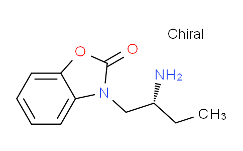 CAS No. 1217975-30-8, (R)-3-(2-Aminobutyl)benzo[d]oxazol-2(3H)-one