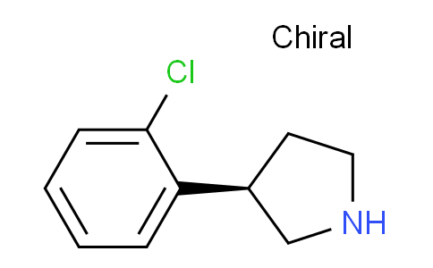 CAS No. 1335583-18-0, (R)-3-(2-Chlorophenyl)pyrrolidine