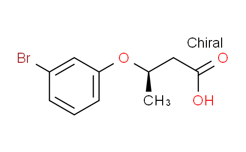 CAS No. 1416445-05-0, (R)-3-(3-Bromophenoxy)butanoic acid
