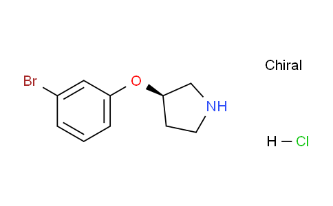 CAS No. 1260619-16-6, (R)-3-(3-Bromophenoxy)pyrrolidine hydrochloride
