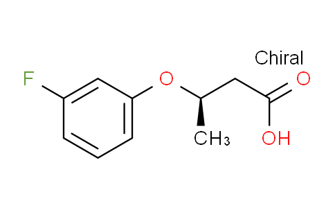 CAS No. 1416444-86-4, (R)-3-(3-Fluorophenoxy)butanoic acid
