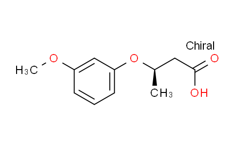 CAS No. 1136059-93-2, (R)-3-(3-Methoxyphenoxy)butanoic acid