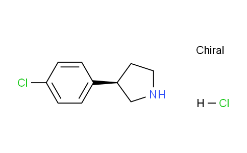 CAS No. 171897-50-0, (R)-3-(4-Chlorophenyl)pyrrolidine hydrochloride