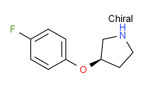 CAS No. 900512-41-6, (R)-3-(4-Fluorophenoxy)pyrrolidine