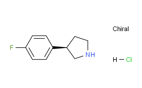 CAS No. 2165331-30-4, (R)-3-(4-Fluorophenyl)pyrrolidine hydrochloride