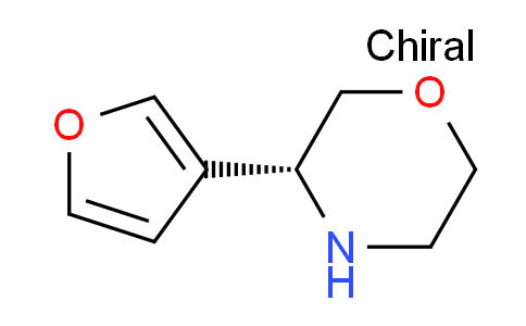 CAS No. 1212827-57-0, (R)-3-(Furan-3-yl)morpholine
