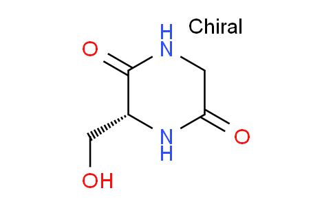 CAS No. 126766-09-4, (R)-3-(Hydroxymethyl)piperazine-2,5-dione