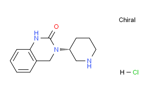 CAS No. 1389310-10-4, (R)-3-(Piperidin-3-yl)-3,4-dihydroquinazolin-2(1H)-one hydrochloride