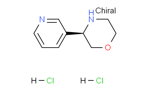 CAS No. 1956437-85-6, (R)-3-(Pyridin-3-yl)morpholine dihydrochloride