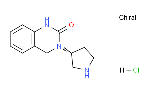 CAS No. 1389310-41-1, (R)-3-(Pyrrolidin-3-yl)-3,4-dihydroquinazolin-2(1H)-one hydrochloride