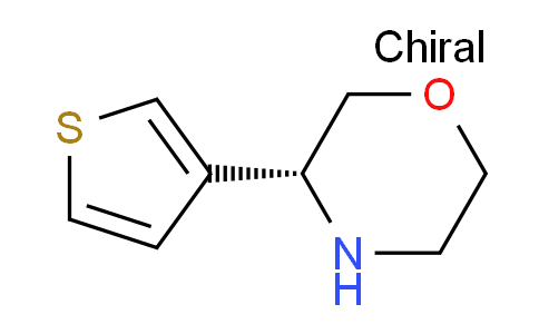 CAS No. 1212949-95-5, (R)-3-(Thiophen-3-yl)morpholine