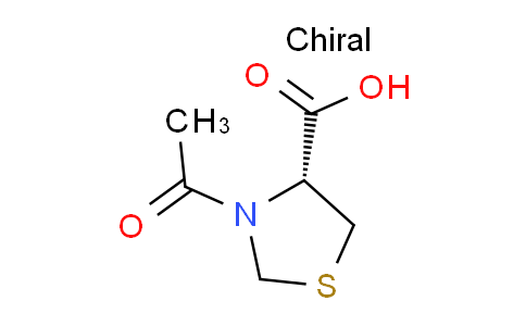 CAS No. 54323-50-1, (R)-3-Acetylthiazolidine-4-carboxylic acid