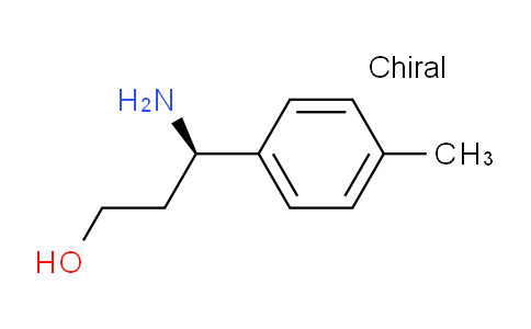 CAS No. 1071436-36-6, (R)-3-Amino-3-(p-tolyl)propan-1-ol