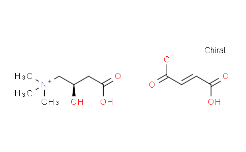 CAS No. 90471-79-7, (R)-3-Carboxy-2-hydroxy-N,N,N-trimethylpropan-1-aminium (E)-3-carboxyacrylate